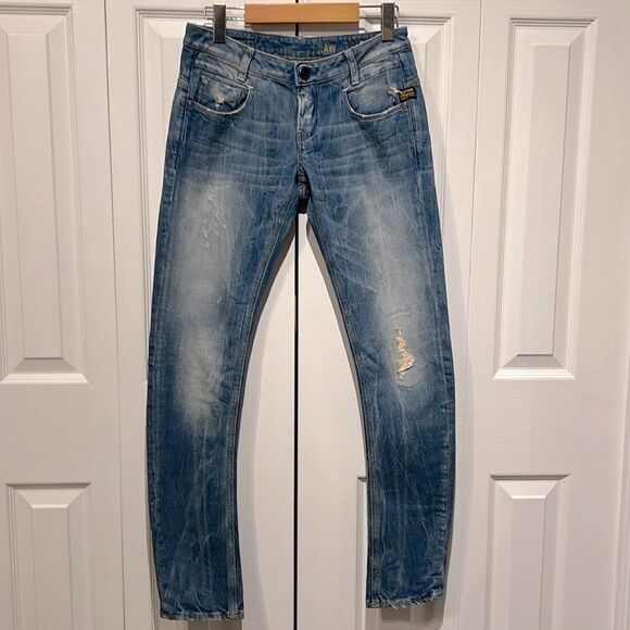 G-Star‎ Raw Women’s Distressed Skinny Jeans 
Size 27 - Picture 1 of 14